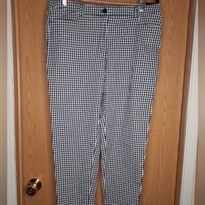 Ann Klein Checkered Pants Size 14